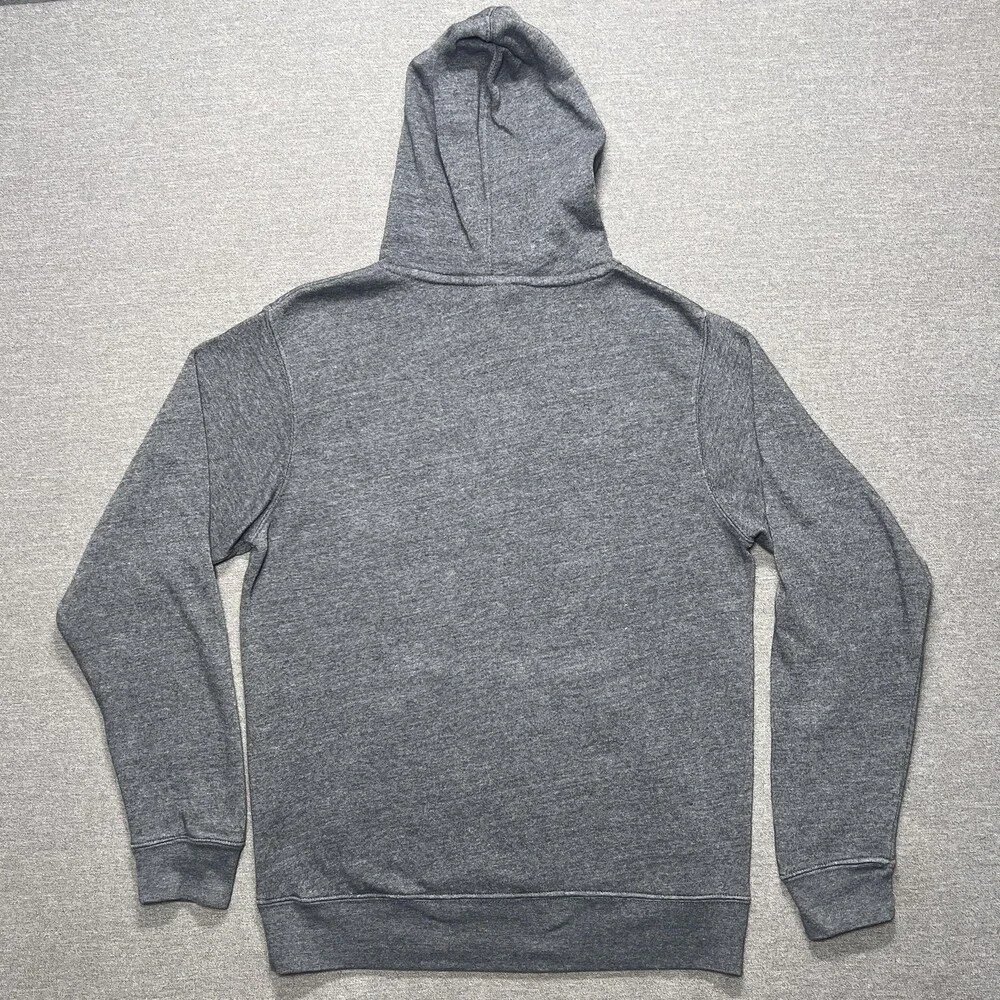 Barstool Sports Hoodie Mens Medium Gray J America Stool Stars Logo Fleece Pullov